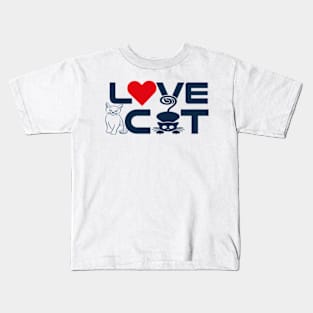 Cat Love Kids T-Shirt